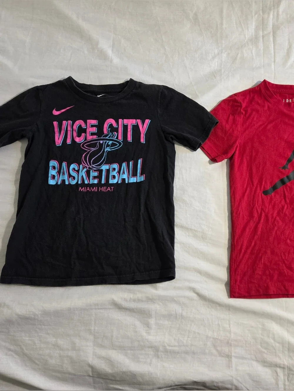 Boys Nike Jordan + Miami Heat Vice City T-Shirt Bundle Size Youth Small